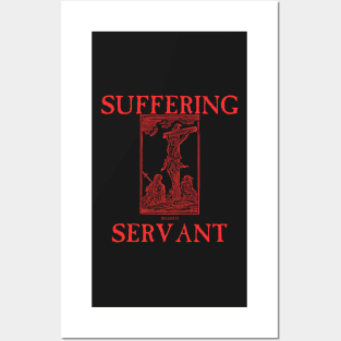 Suffering Servant Jesus Crucifixion Metal Hardcore Punk Posters and Art